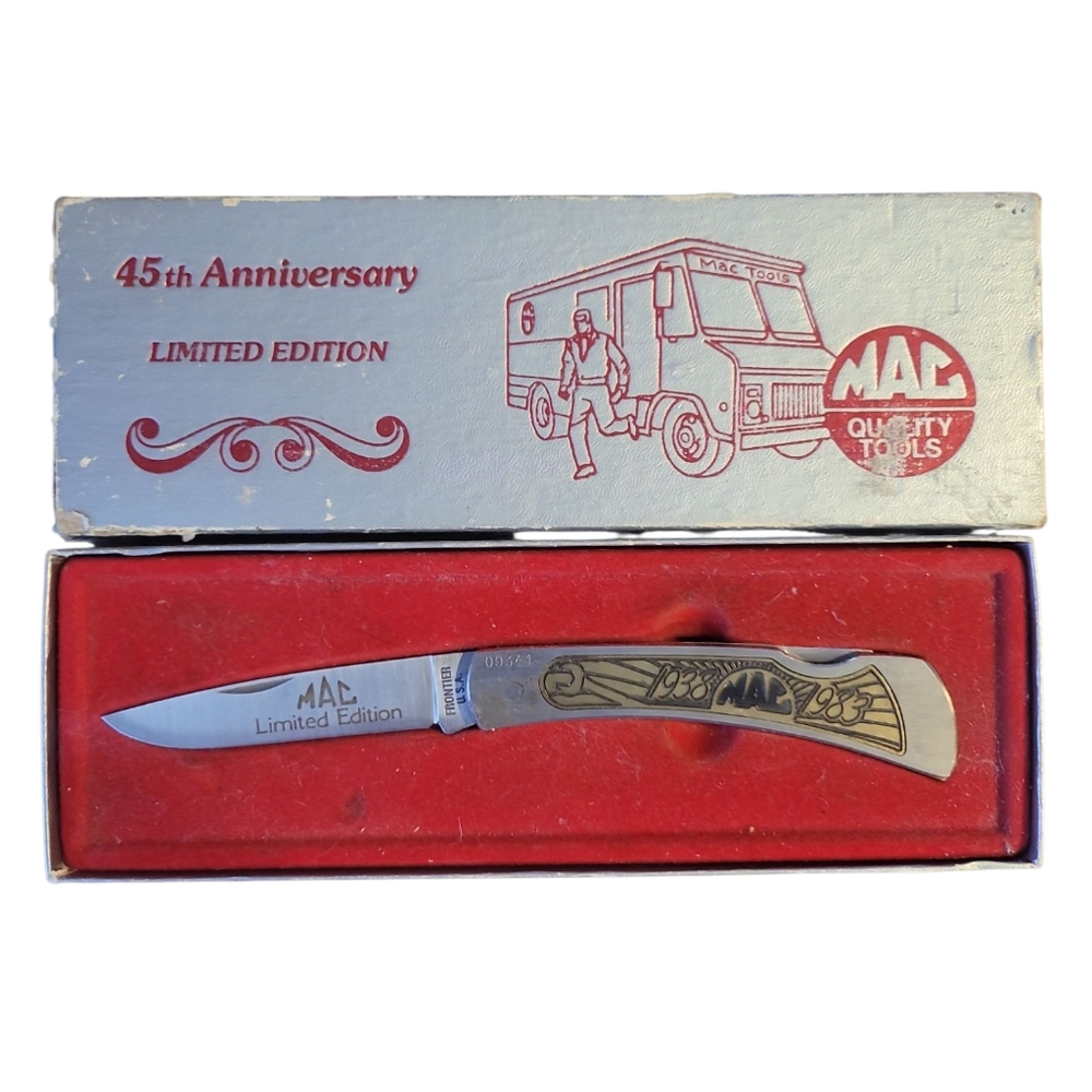 Vintage Imperial Frontier (P-11) Mac Tools 45th Anniversary Limited Ed Knife